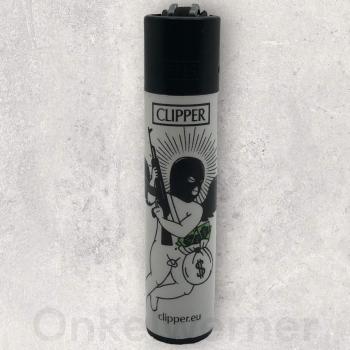 Badass Angel - 1/4 Clipper Feuerzeug 